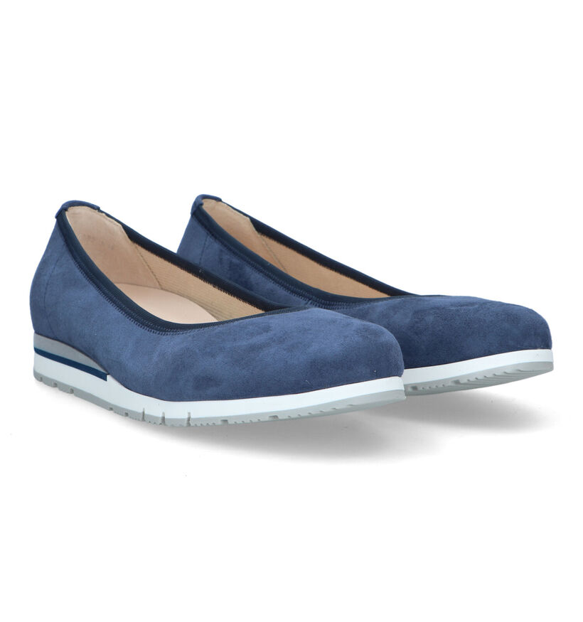Gabor OptiFit Blauwe Ballerina's voor dames (323235) - geschikt voor steunzolen