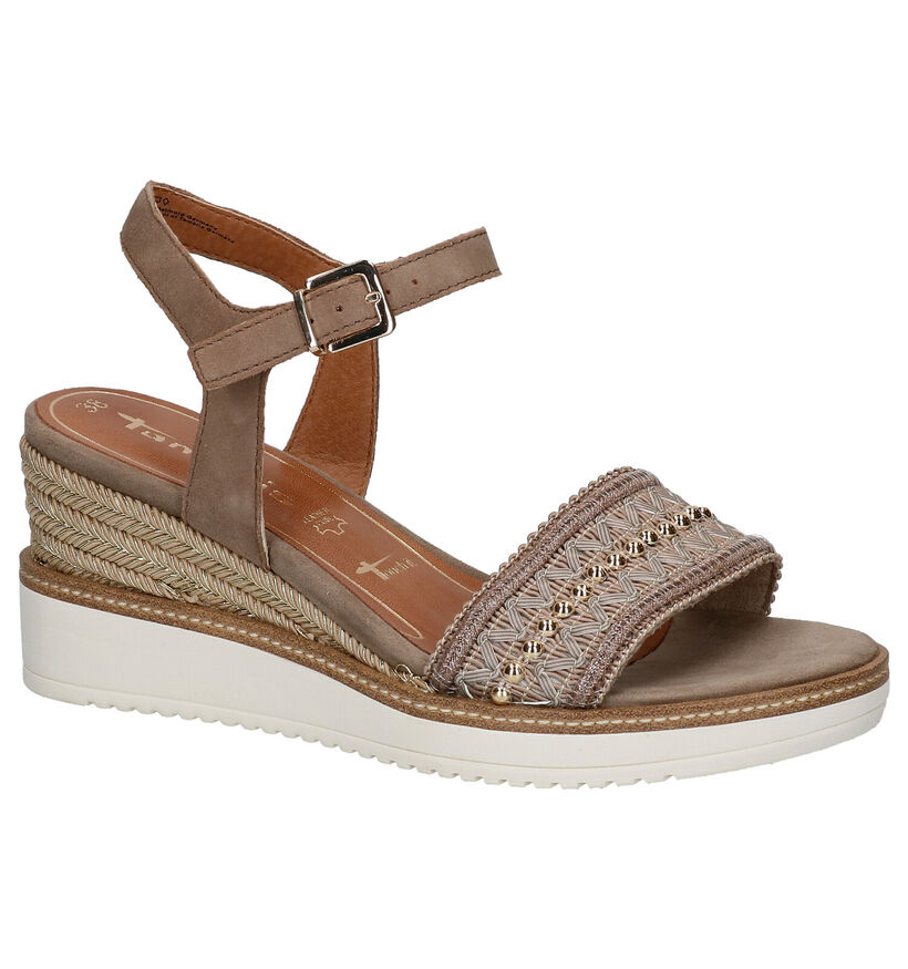 Tamaris TOUCH it Sandales en Taupe en daim (270179)