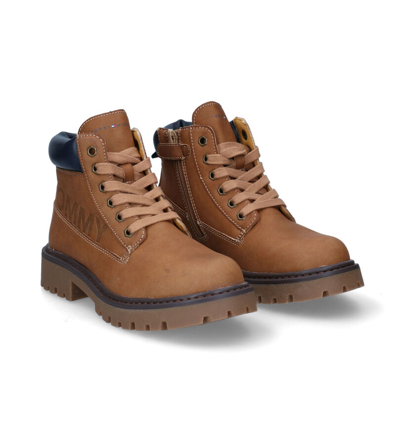 Tommy Hilfiger Cognac Bottines voor jongens (295413)