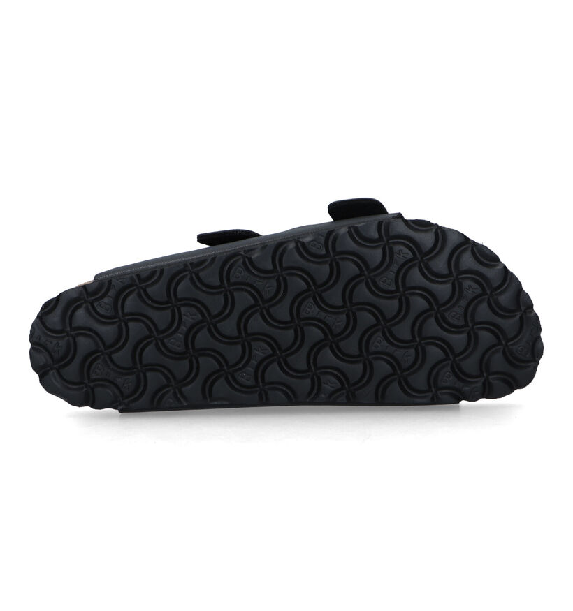 Birkenstock Arizona Nu-pieds en Noir pour filles, garçons (352238)