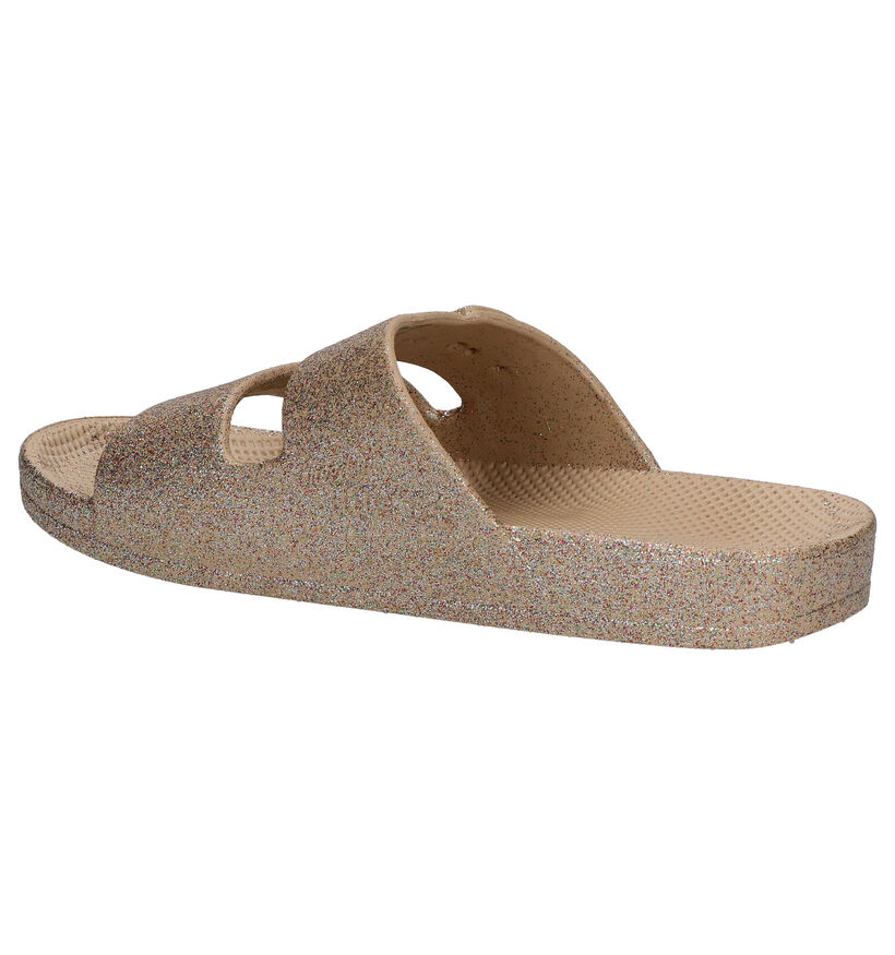 Freedom Moses Celeste Sands Gouden Slippers in kunststof (289634)