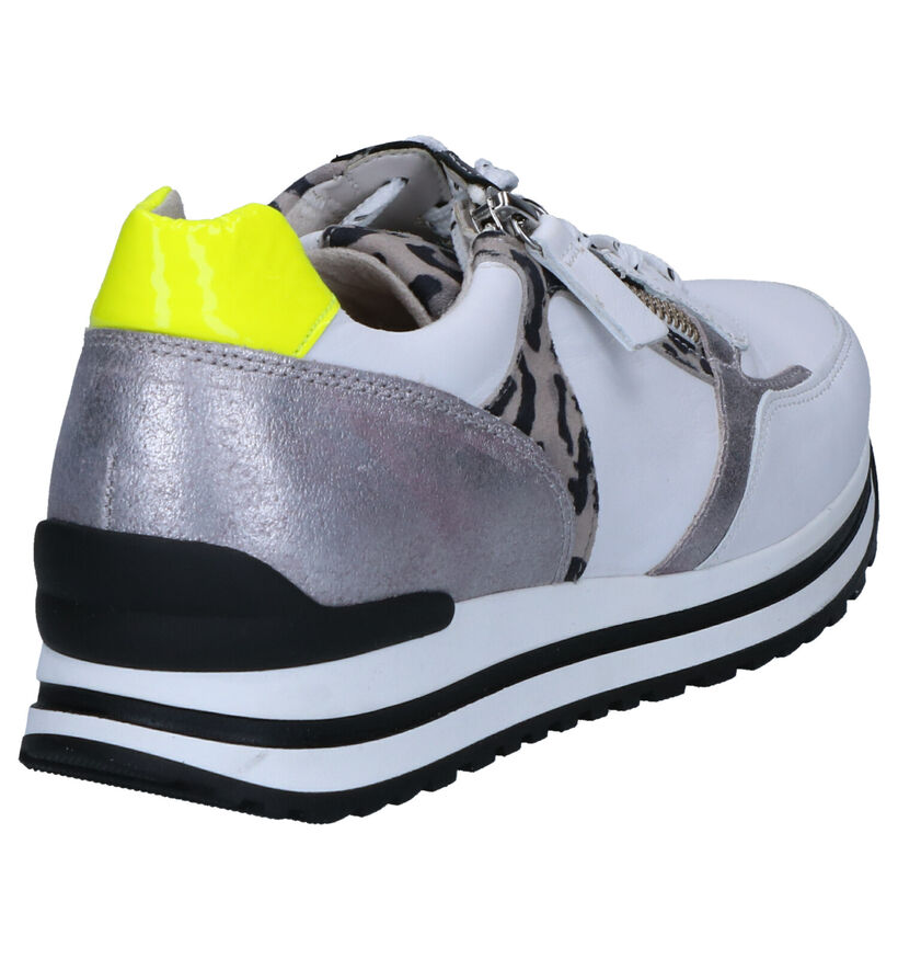 Gabor OptiFit Witte Sneakers in leer (265836)