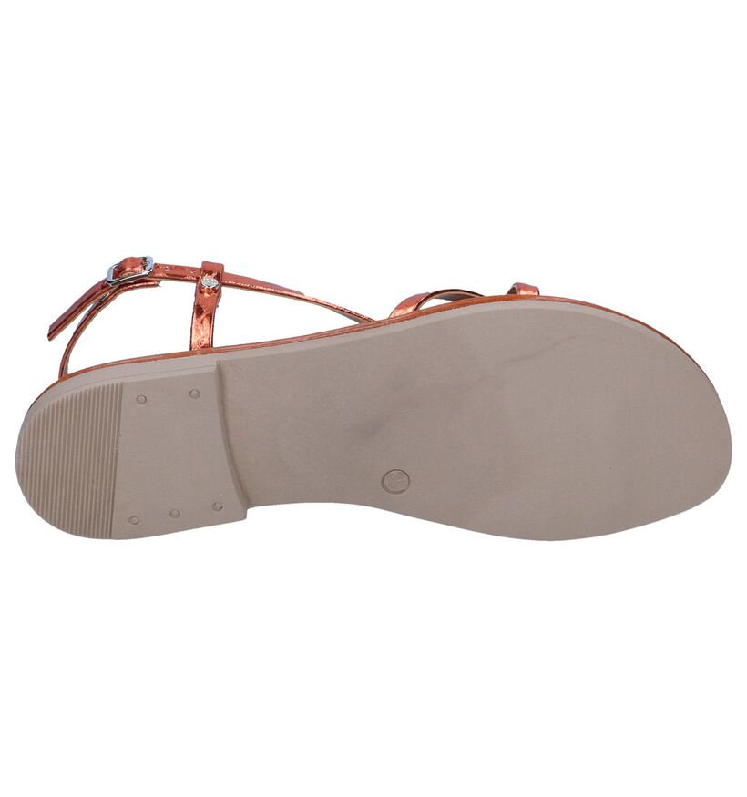 Oranje Sandalen Scapa in leer (246109)