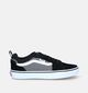 Vans Filmore YT Baskets de skate en Noir pour filles, garçons (336500)