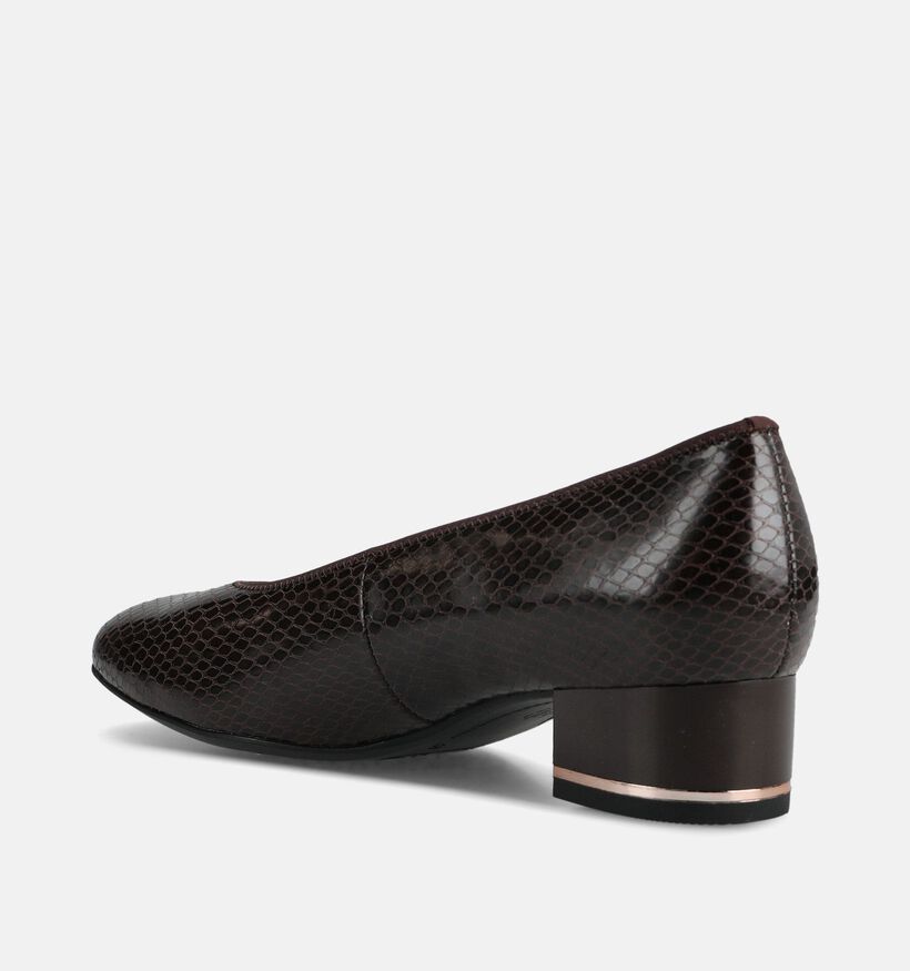 Ara Highsoft Donkerbruine Pump met Lage Hak voor dames (380002)