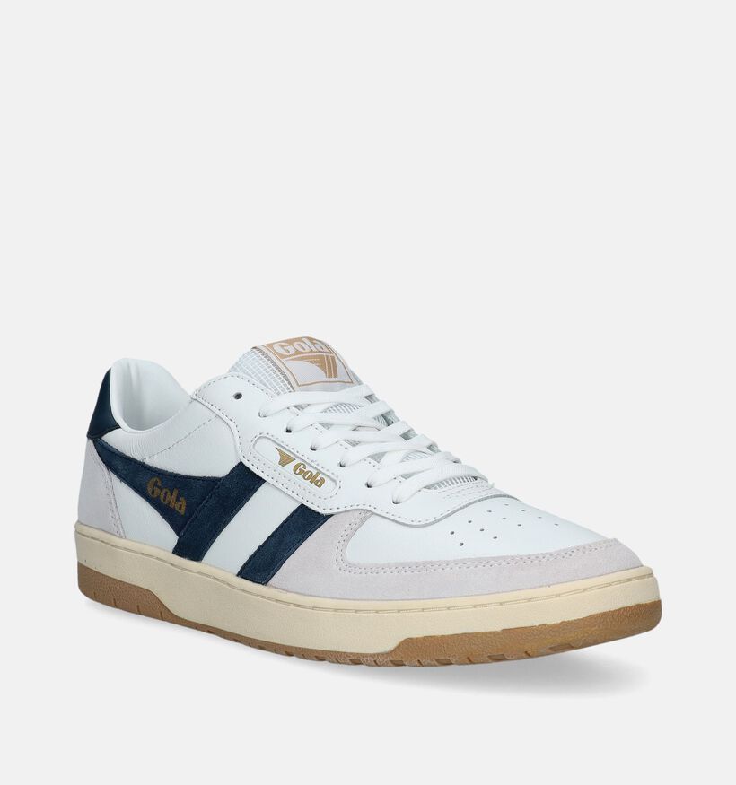 Gola Hawk Witte Sneakers voor heren (336345) - geschikt voor steunzolen