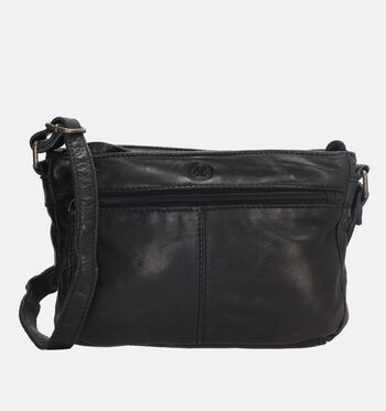 Hide & Stitches Crossbody tassen Zwart/Cognac