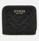 Guess Porte-monnaie zippé en Noir pour femmes (360066)