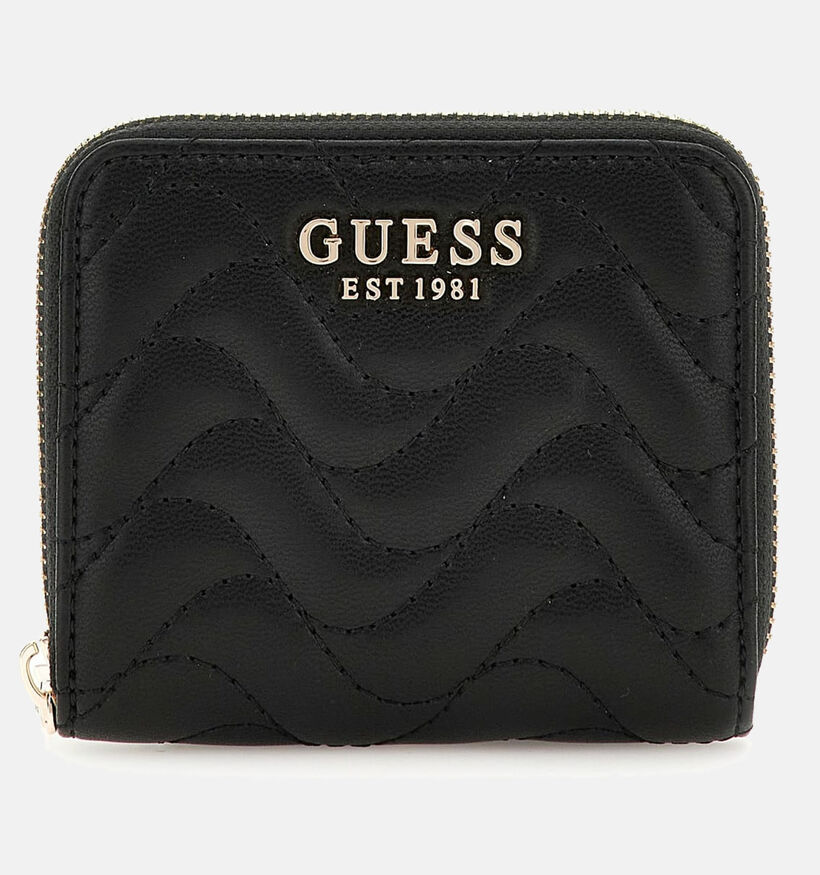 Guess Porte-monnaie zippé en Noir pour femmes (360066)