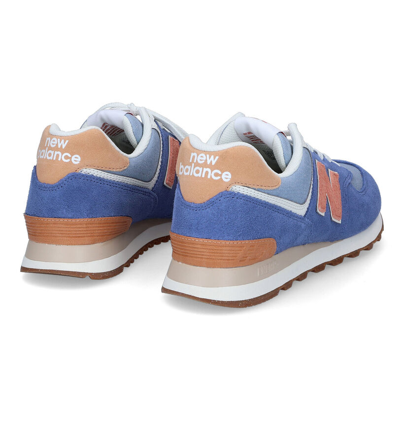 New Balance ML 574 Baskets basses en Gris pour hommes (353357) - pour semelles orthopédiques