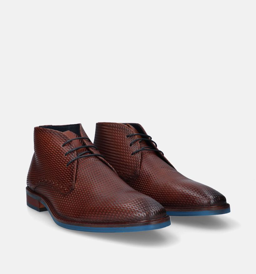 Via Borgo Chaussures classiques en Cognac pour hommes (330336)