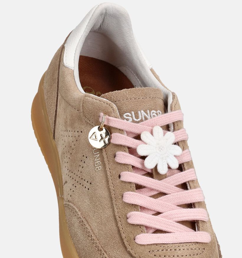 Sun68 California Bruine Casual Sneakers voor dames (368731) - geschikt voor steunzolen