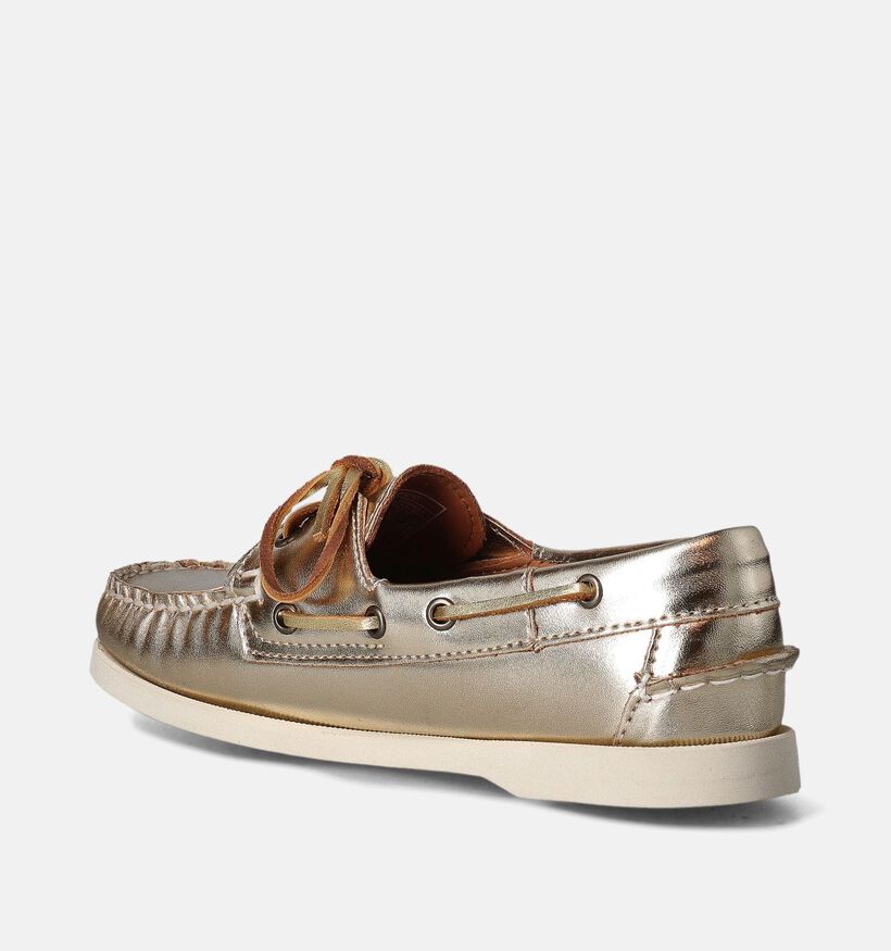 Sebago Portland Chaussures bateau en Or pour femmes (353692)