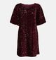 Pieces Kam Sequin Robe en Bordeaux pour femmes (365630)