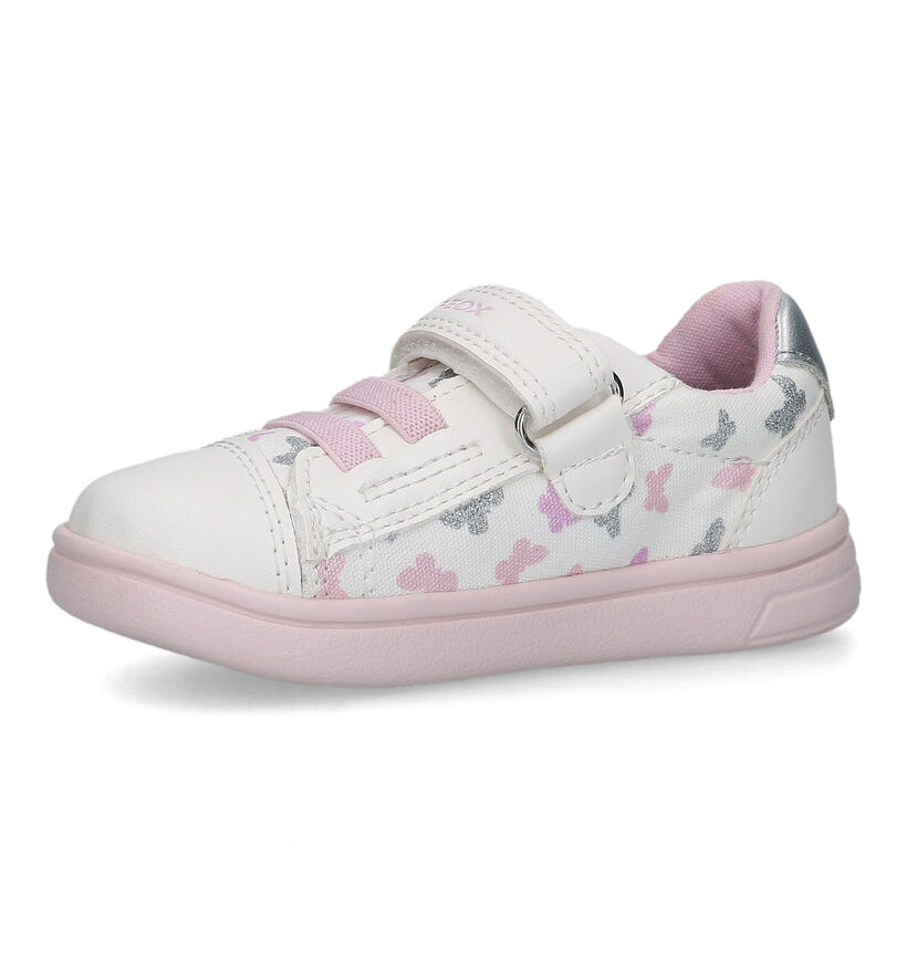 Geox Djrock Witte Sneakers voor meisjes (320661)