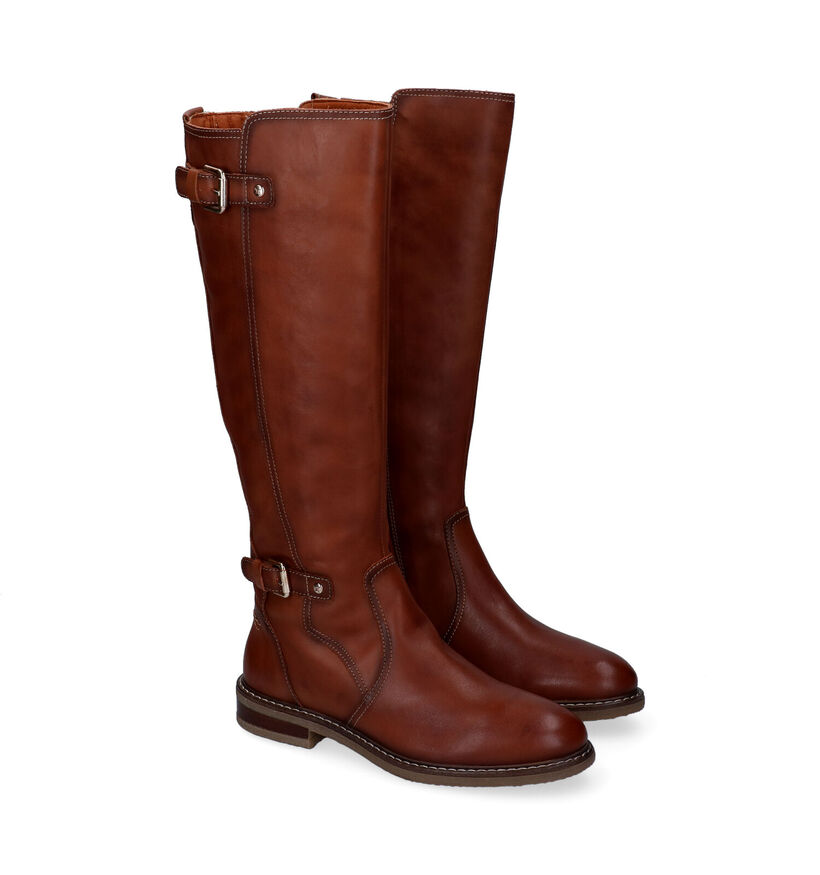 Pikolinos Aldaya Bottes en Cognac en cuir (298093)