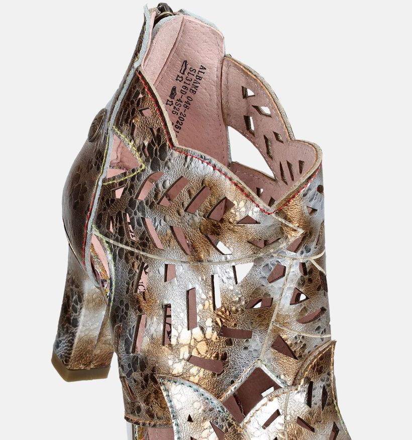 Laura Vita Escarpins montants en Bronze pour femmes (373211)