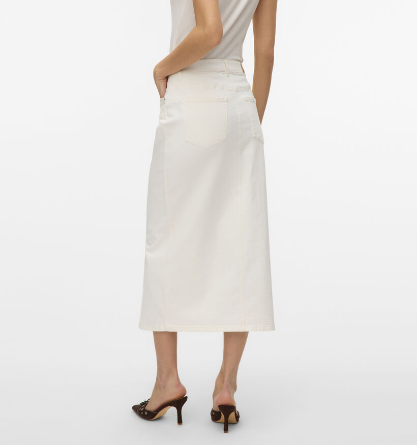 Vero Moda Wild Alvida Witte Midi-Rok voor dames (369384)