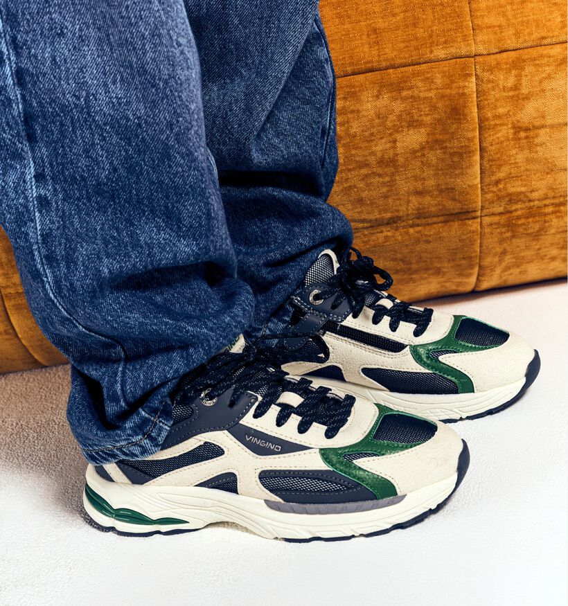 Vingino Witte Veterschoenen voor jongens, meisjes (364643) - geschikt voor steunzolen