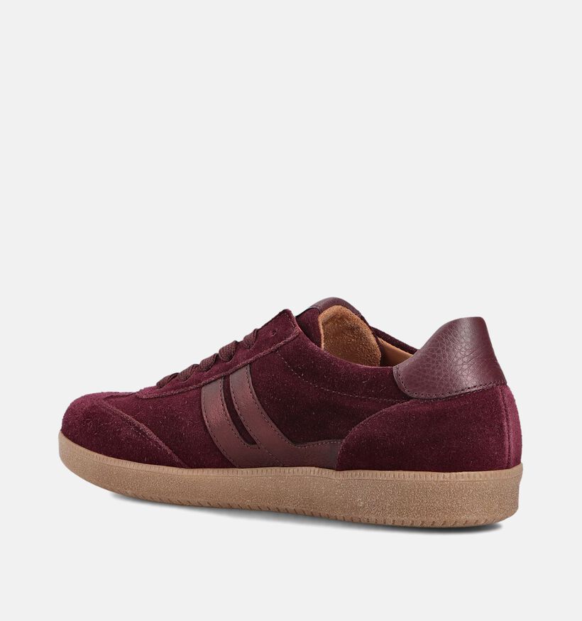 Gabor Bordeaux Sneakers voor dames (360301) - geschikt voor steunzolen