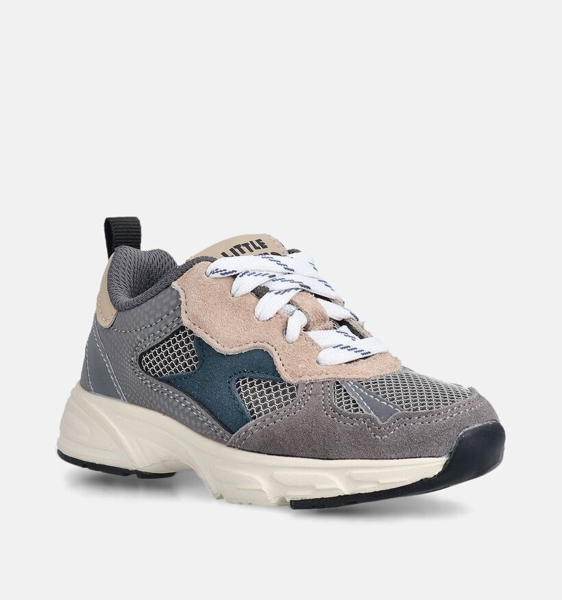 Little David Grijze Sneakers voor jongens, meisjes (372287) - geschikt voor steunzolen