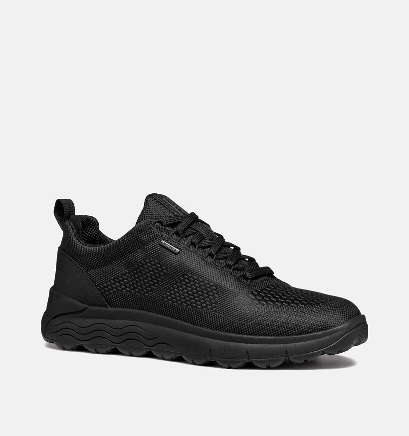 Geox Spherica Chaussures à lacets en Noir pour hommes (344346) - pour semelles orthopédiques