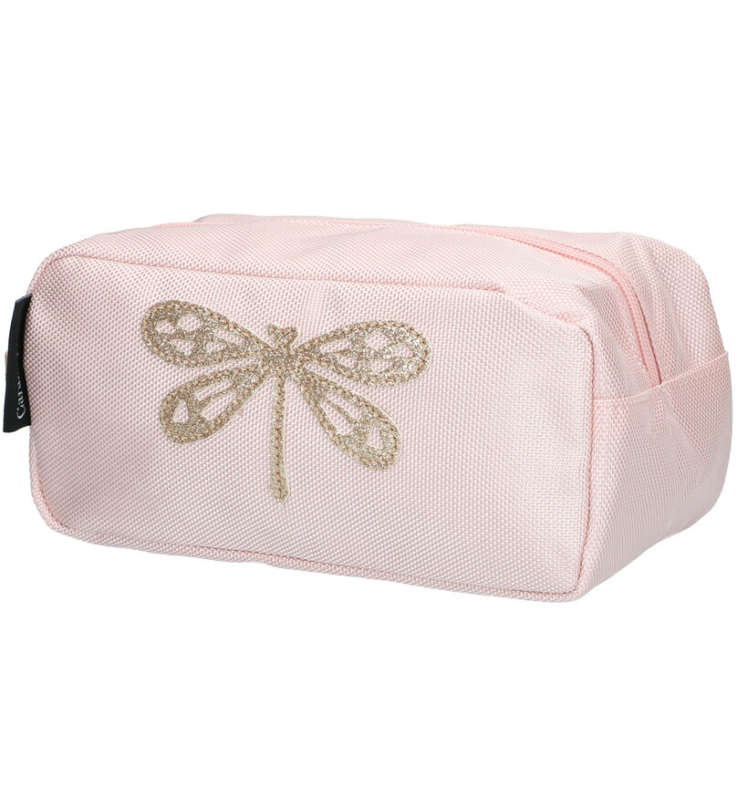 Caramel & cie Trousse de Toilette en Rosé en textile (294205)