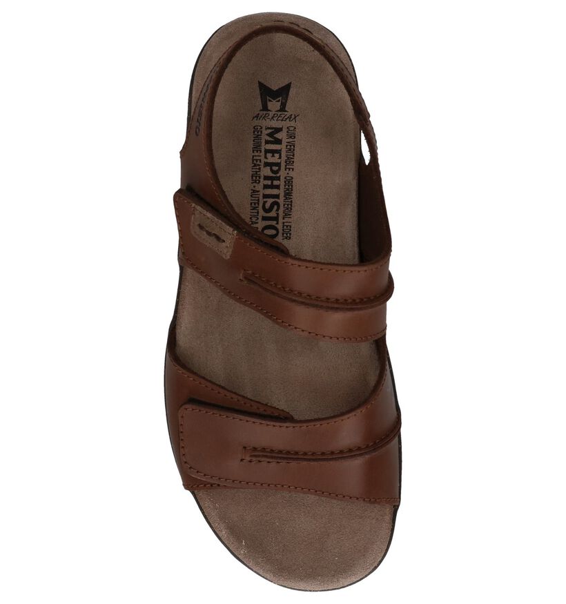 Mephisto Sagun Scratch Sandales en Brun pour hommes (355186)