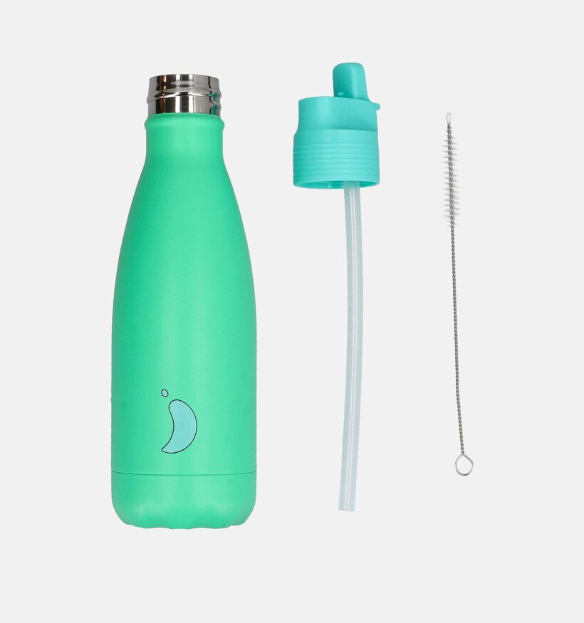Chilly's Kids Bottle Gourde en Vert 350ml pour filles, gar&ccedil;ons (383660)