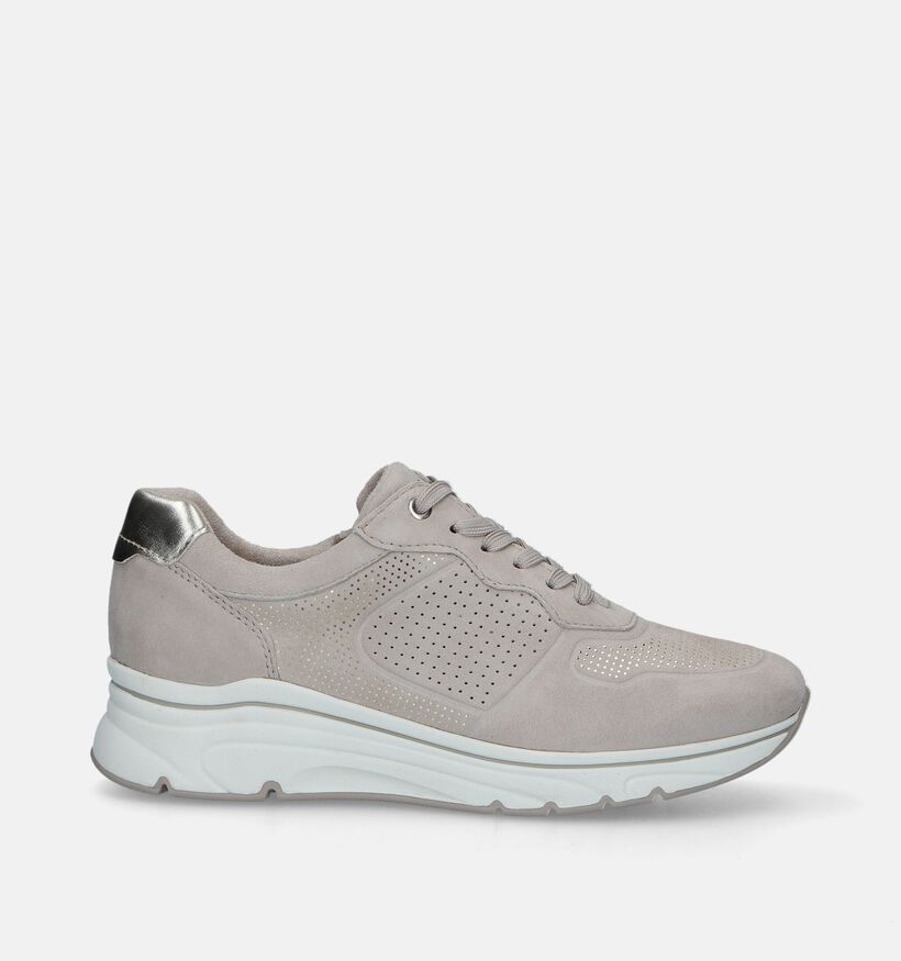 Tamaris Relax Fit Taupe Sneakers voor dames (335929) - geschikt voor steunzolen