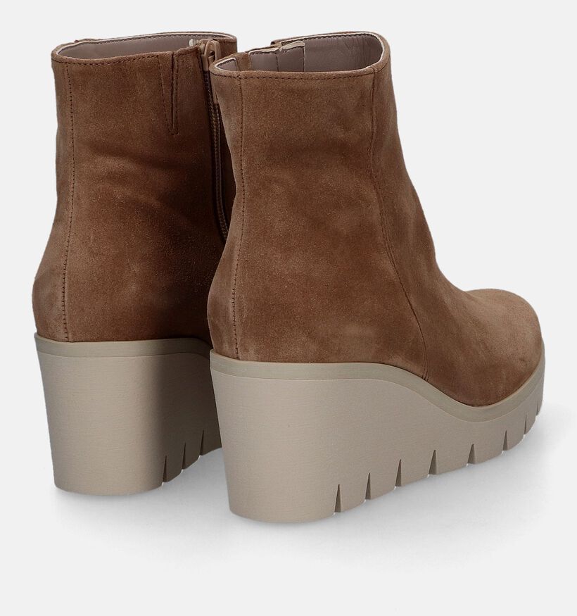 Gabor Best Fitting Bruine Enkellaarzen voor dames (315157) - geschikt voor steunzolen