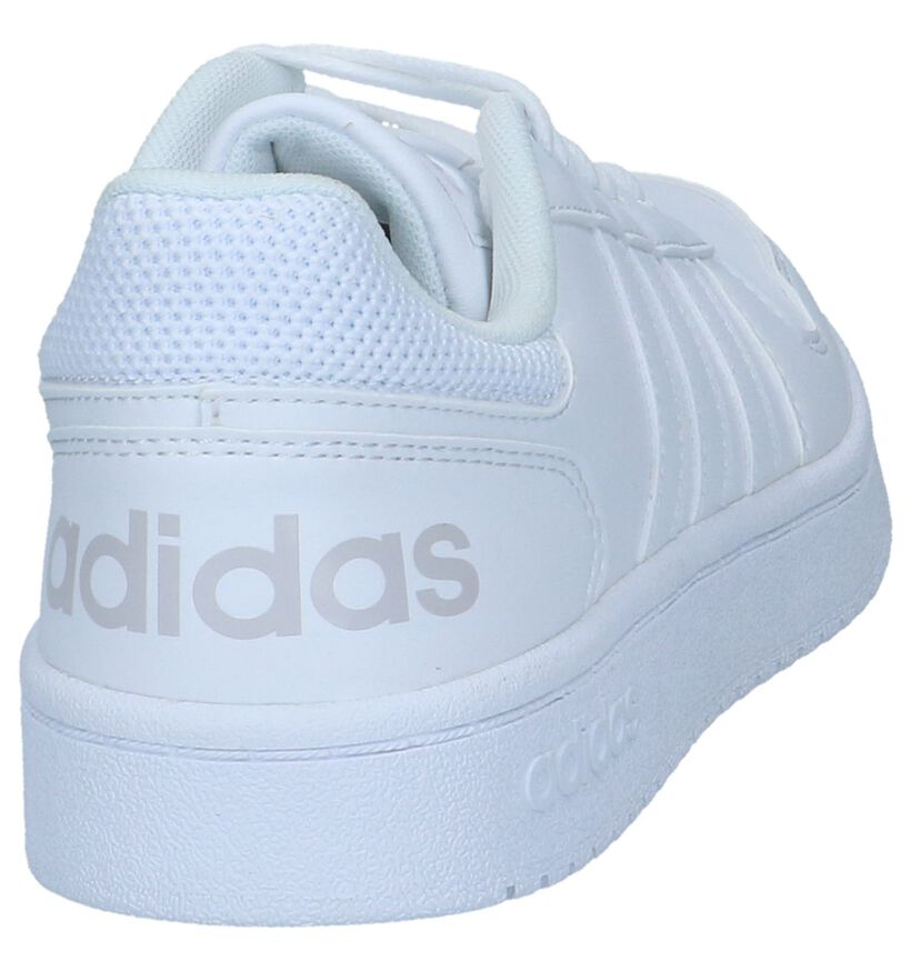 adidas Hoops 2.0 Sneakers Wit in kunstleer (264907)