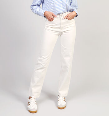 Vila Jeans Wit/Blauw