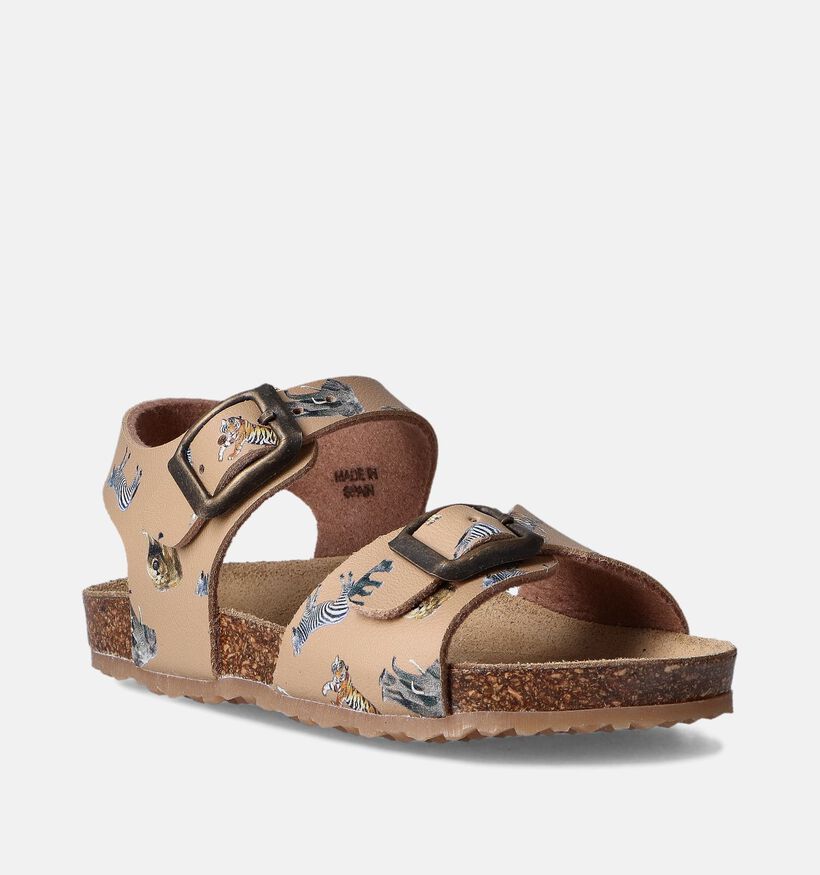 Little David Safari 1 Sandales pour bébé en Taupe pour filles, garçons (356061)