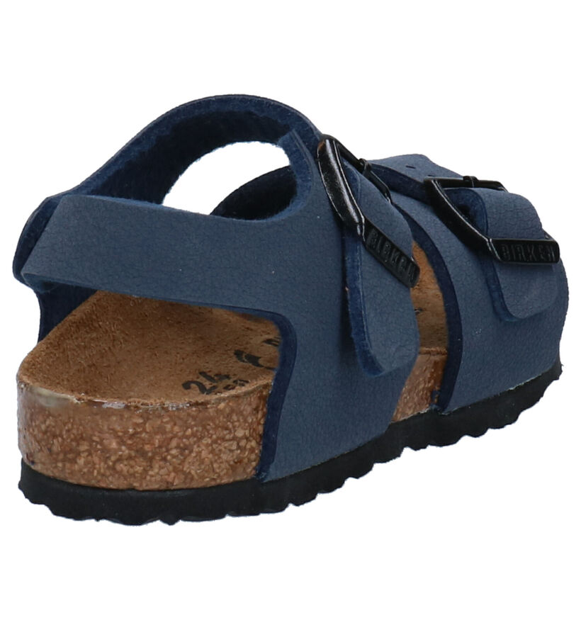 Birkenstock New York Sandales en Bleu pour filles, garçons (322480)