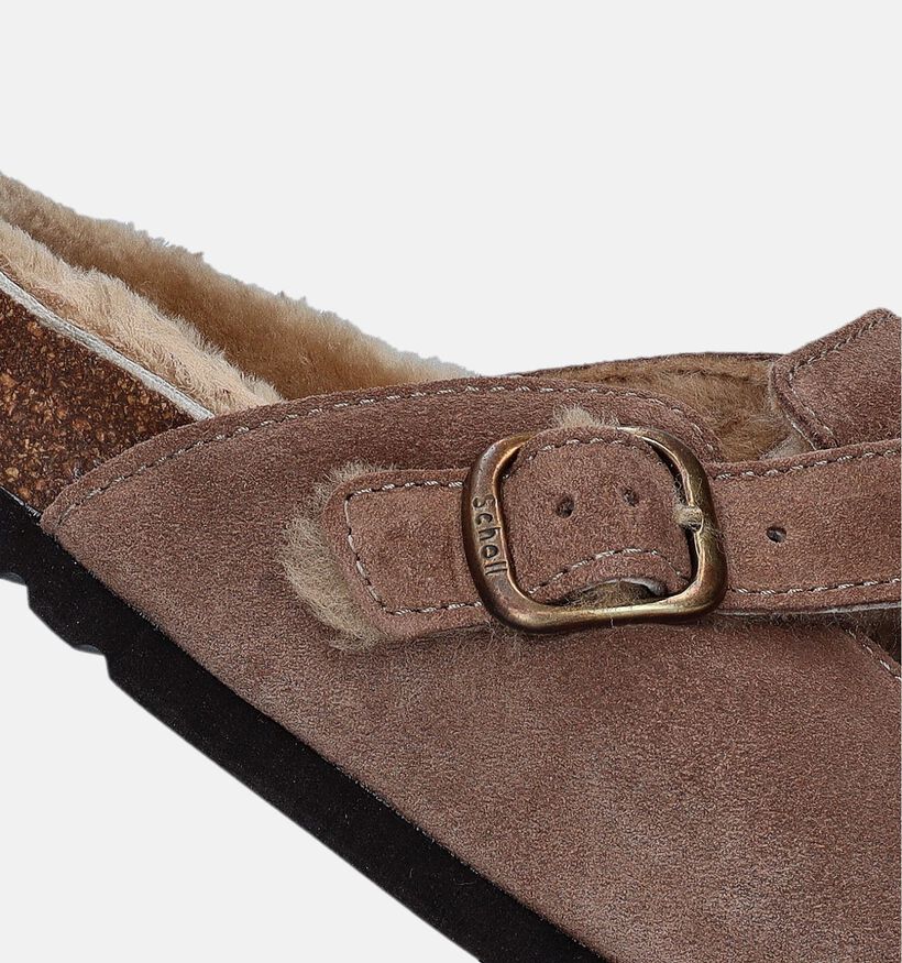 Scholl Fae New F Taupe Pantoffels voor dames (348855)