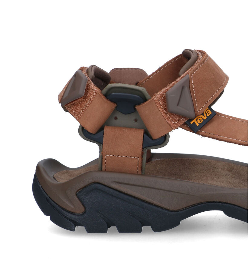 Teva Terra Sandales en Camel en nubuck (321947)