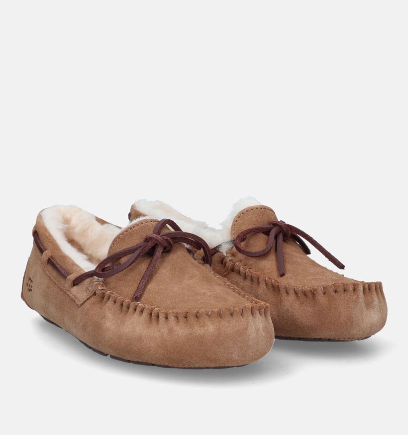 UGG Dakota Pantoufles en laine en Cognac pour femmes (329278)