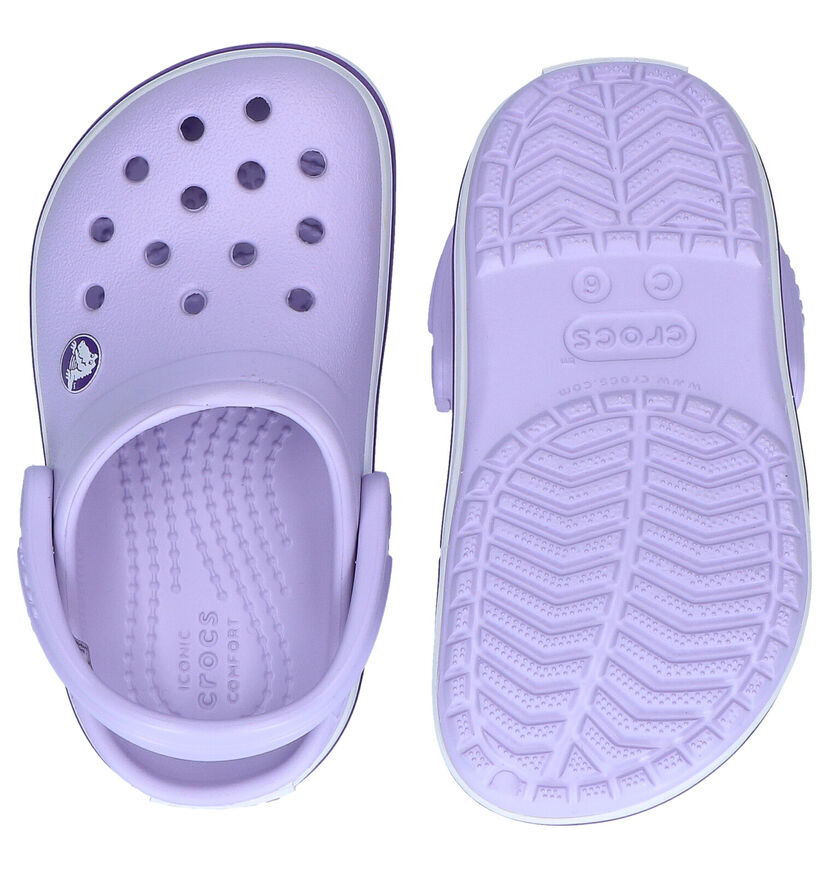 Crocs Crocband Lila Slippers in kunststof (289811)