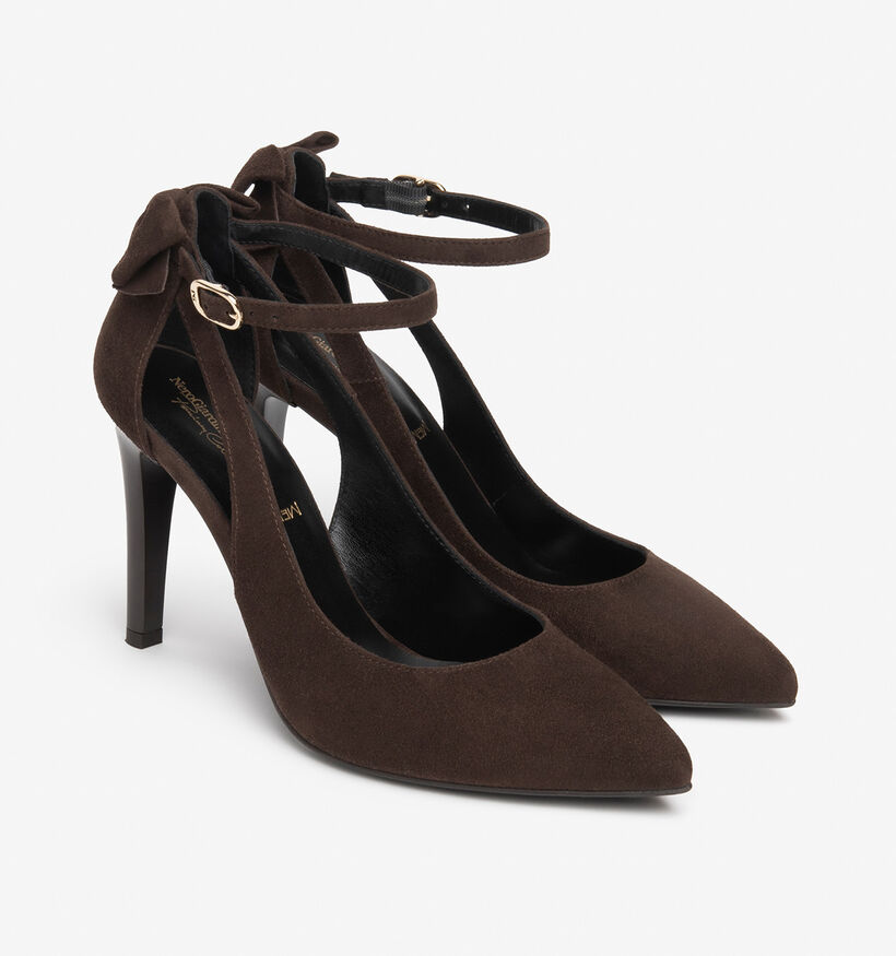 NeroGiardini Escarpins en Brun fonc&eacute; pour femmes (379449)