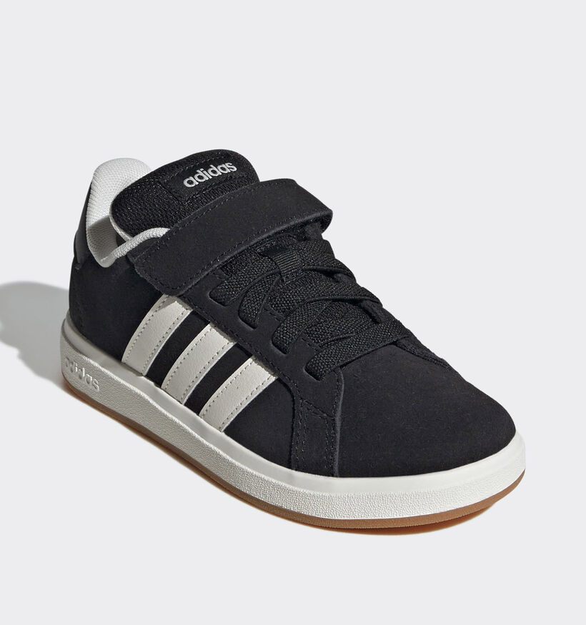 adidas Grand Court 00s Zwarte Sneakers voor jongens (365346) - geschikt voor steunzolen