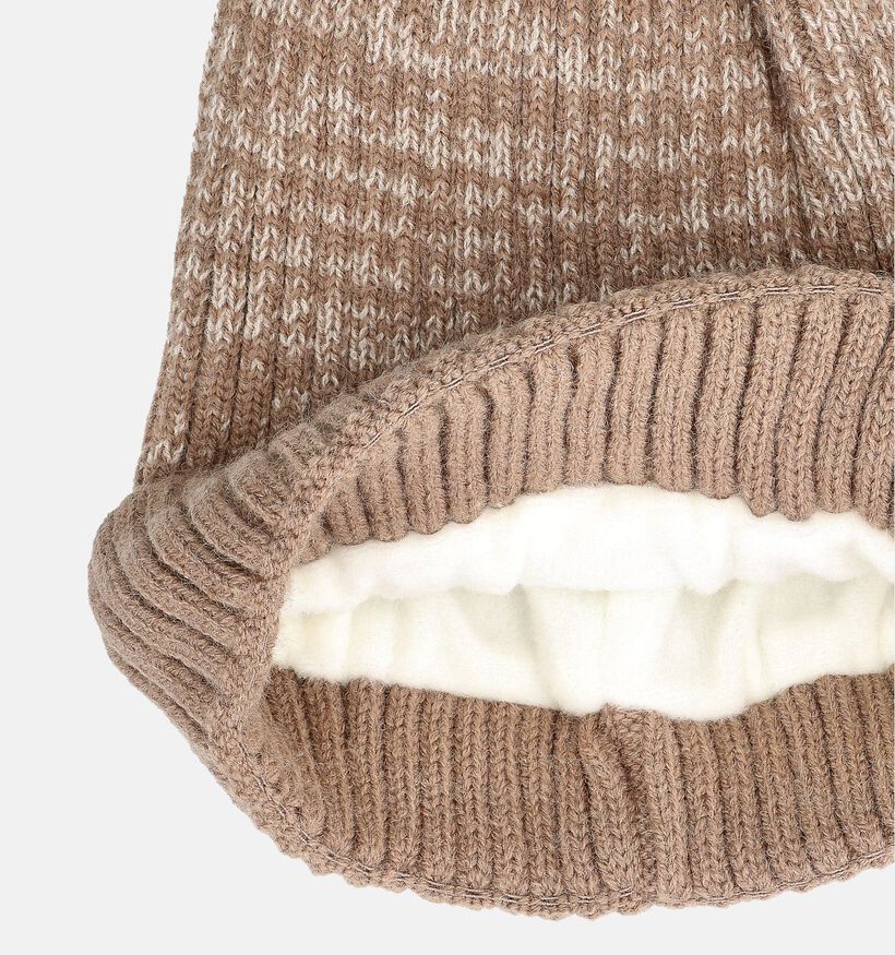 Via Limone Bonnet et Col en Beige (Ensemble) pour garçons (367429)