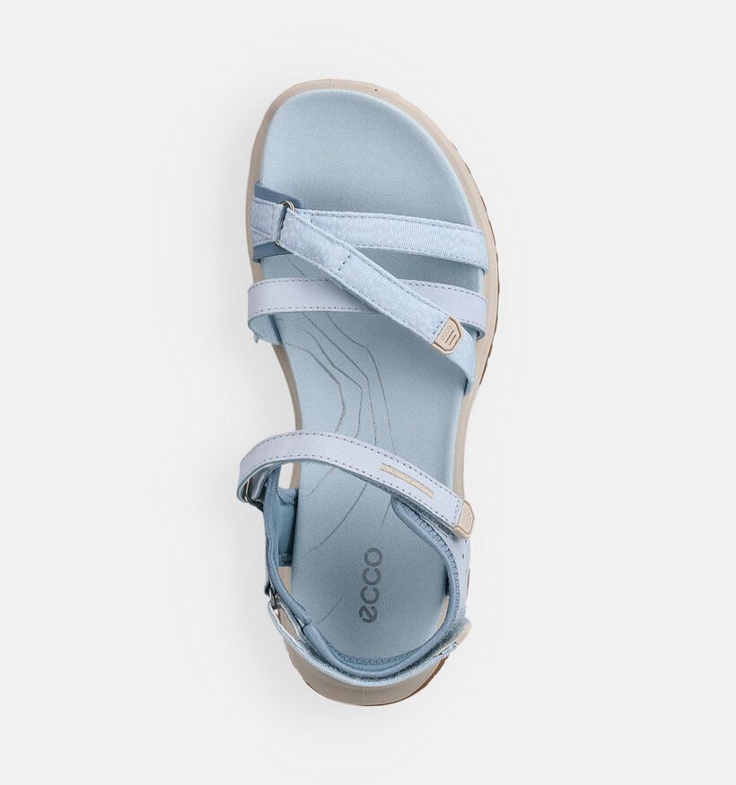 Offroad Sandales plates en Bleu clair pour femmes (369783)