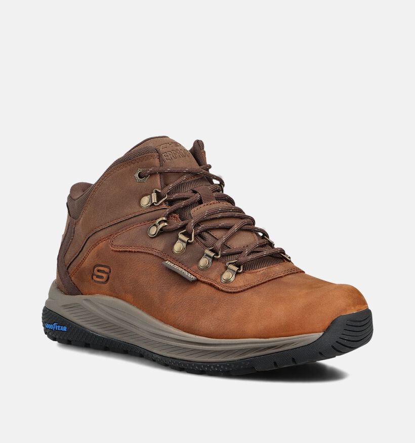 Skechers Meroe Pikeman Bruine Wandelschoenen voor heren (362182)