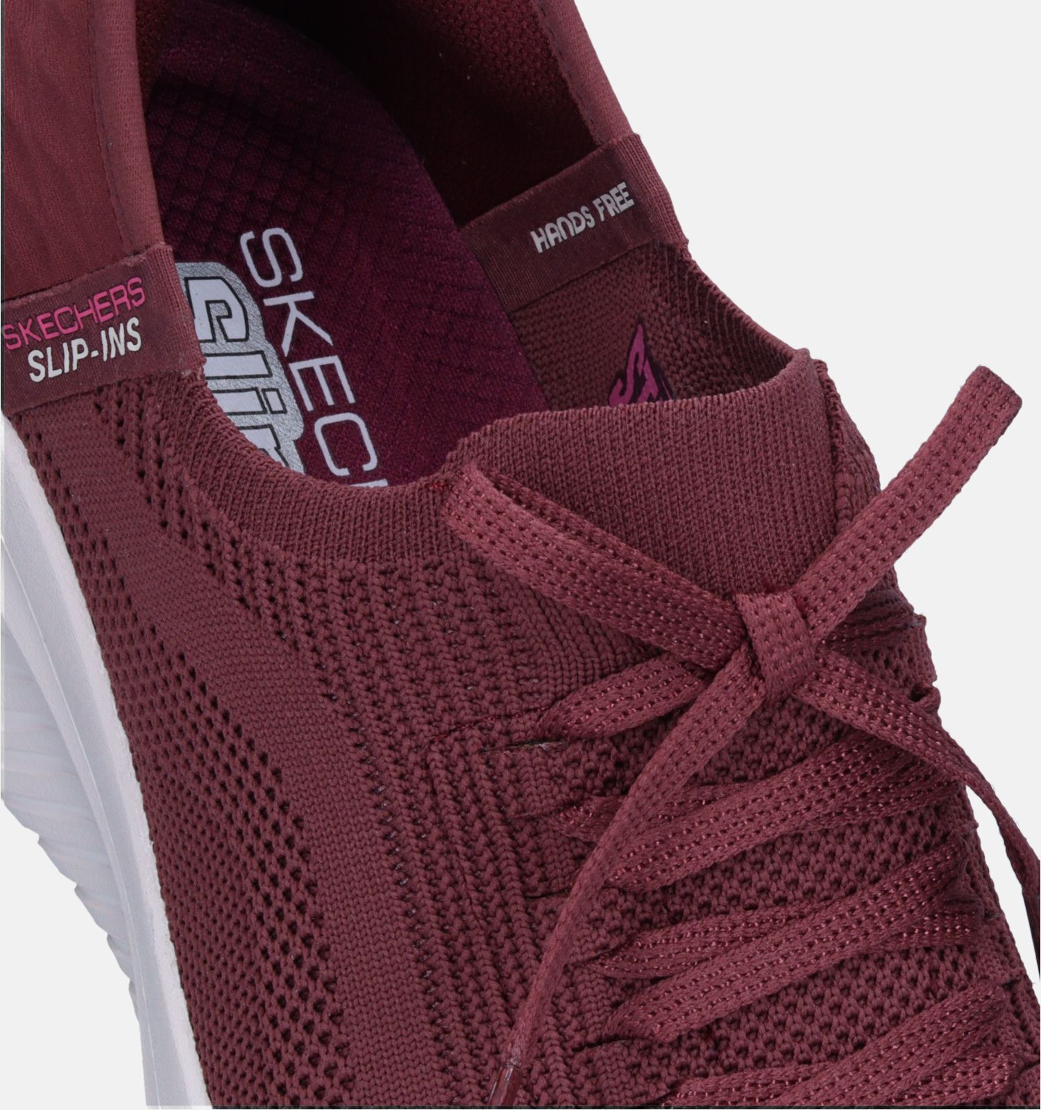 Skechers Ultra Flex 3.0 Brilliant Bordeaux Slip ins Dames Outdoorschoenen Sneakers Online op TORFS.BE