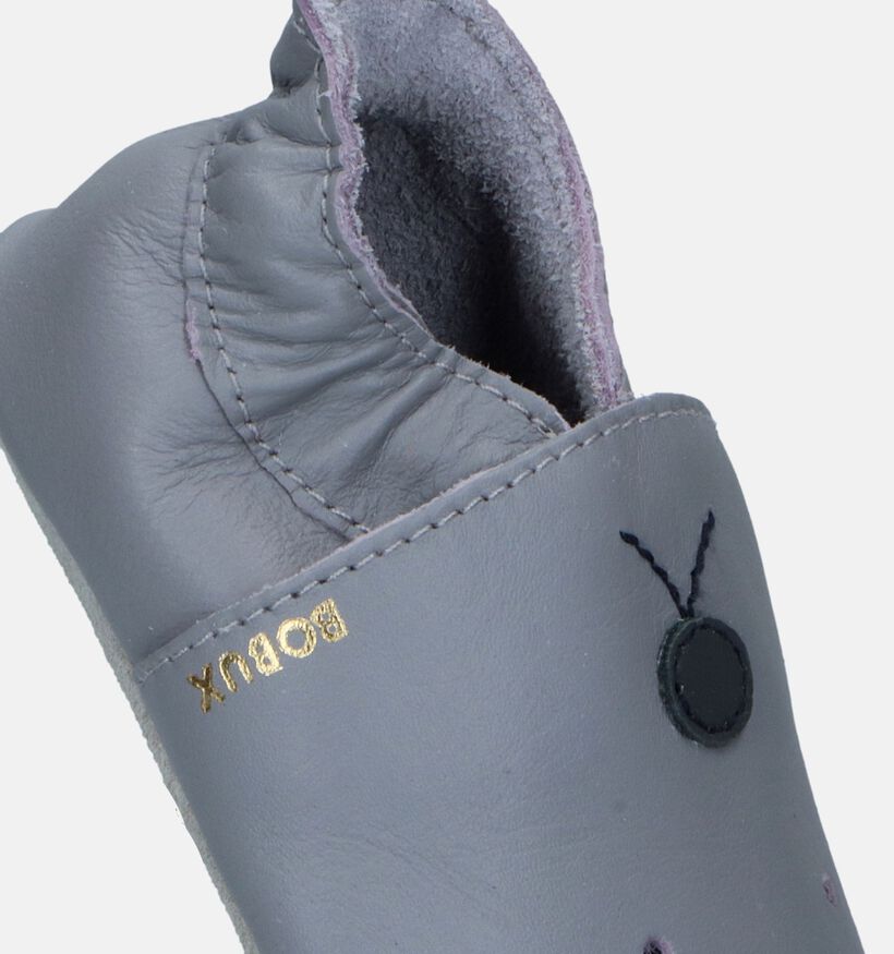 Bobux Gull Grey Woof Chaussons pour bébé en Gris pour filles, garçons (294783)