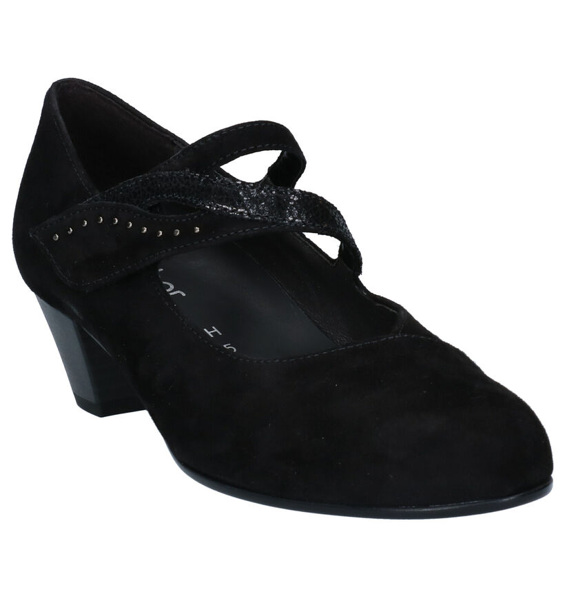 Gabor OptiFit Zwarte Pumps in nubuck (282461)
