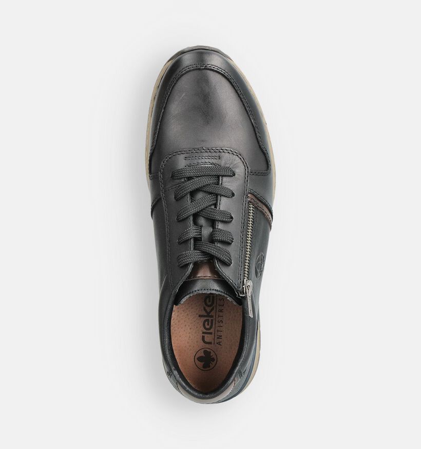 Rieker Zwarte Sneakers voor heren (360437) - geschikt voor steunzolen