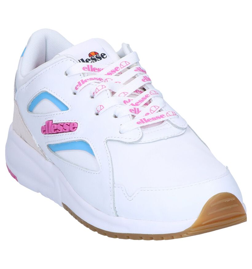 Ellesse Contest Witte Sneakers in leer (241633)