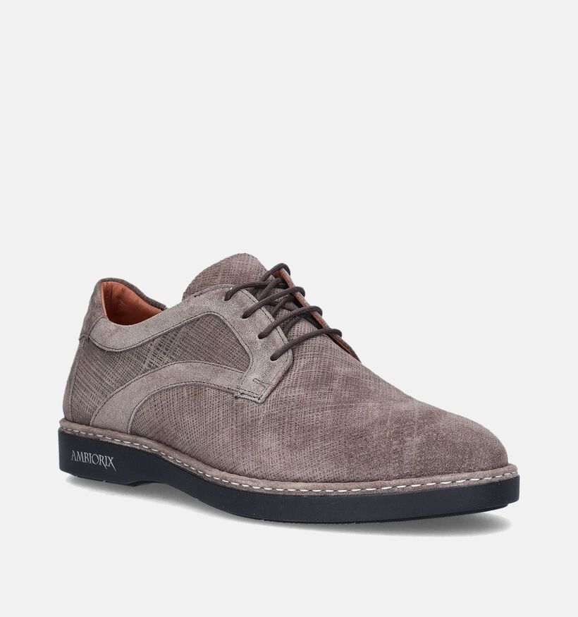 Ambiorix Massa Grijze Veterschoenen voor heren (349098)